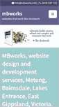 Mobile Screenshot of mbworks.info