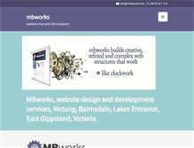 Tablet Screenshot of mbworks.info